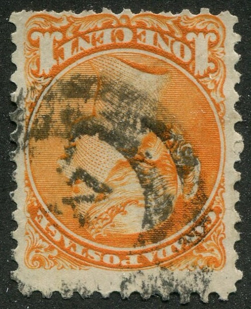0035CA2604 - Canada #35 - 2-Ring Numeral Cancel '3'