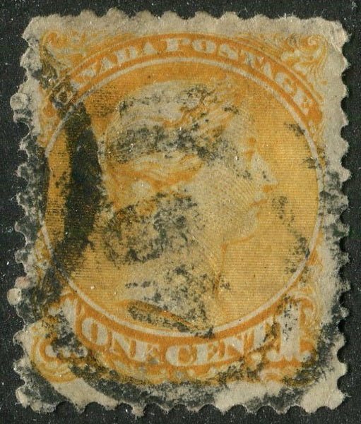 0035CA2604 - Canada #35 - 2-Ring Numeral Cancel '49'
