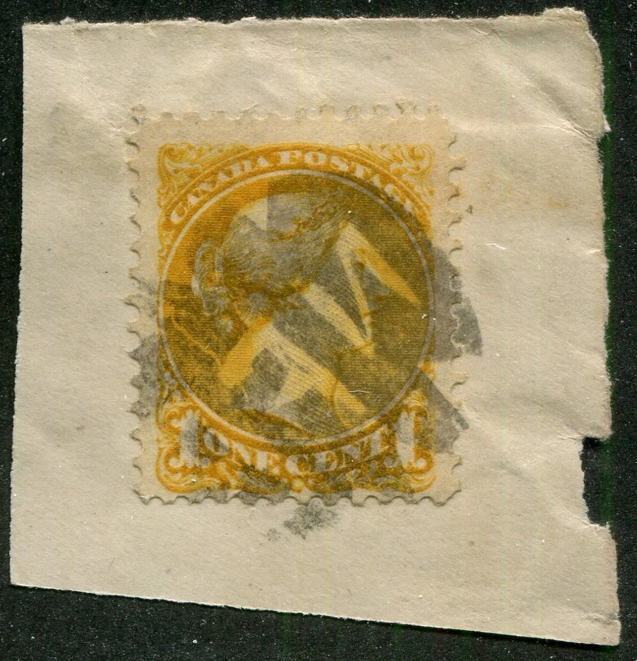 0035CA2604 - Canada #35, Fancy Cork Cancel