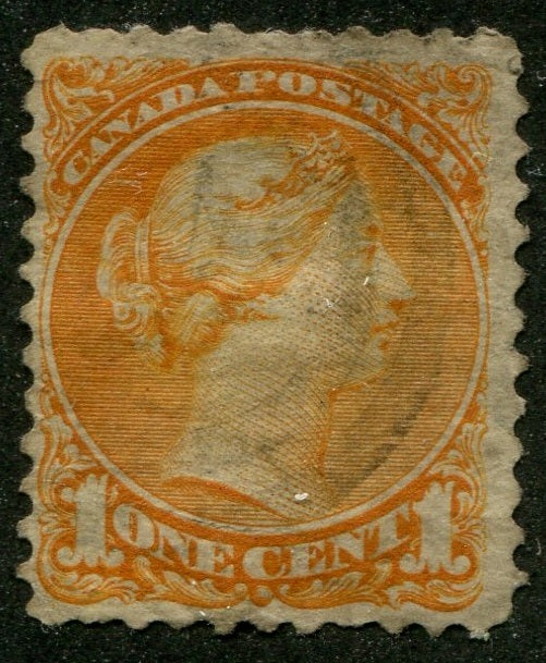 0035CA2501 - Canada #35a - 2-Ring Numeral Cancel &#39;14&#39;