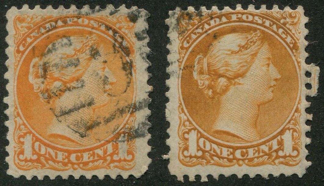 0035CA2308 - Canada #35iv, 35v