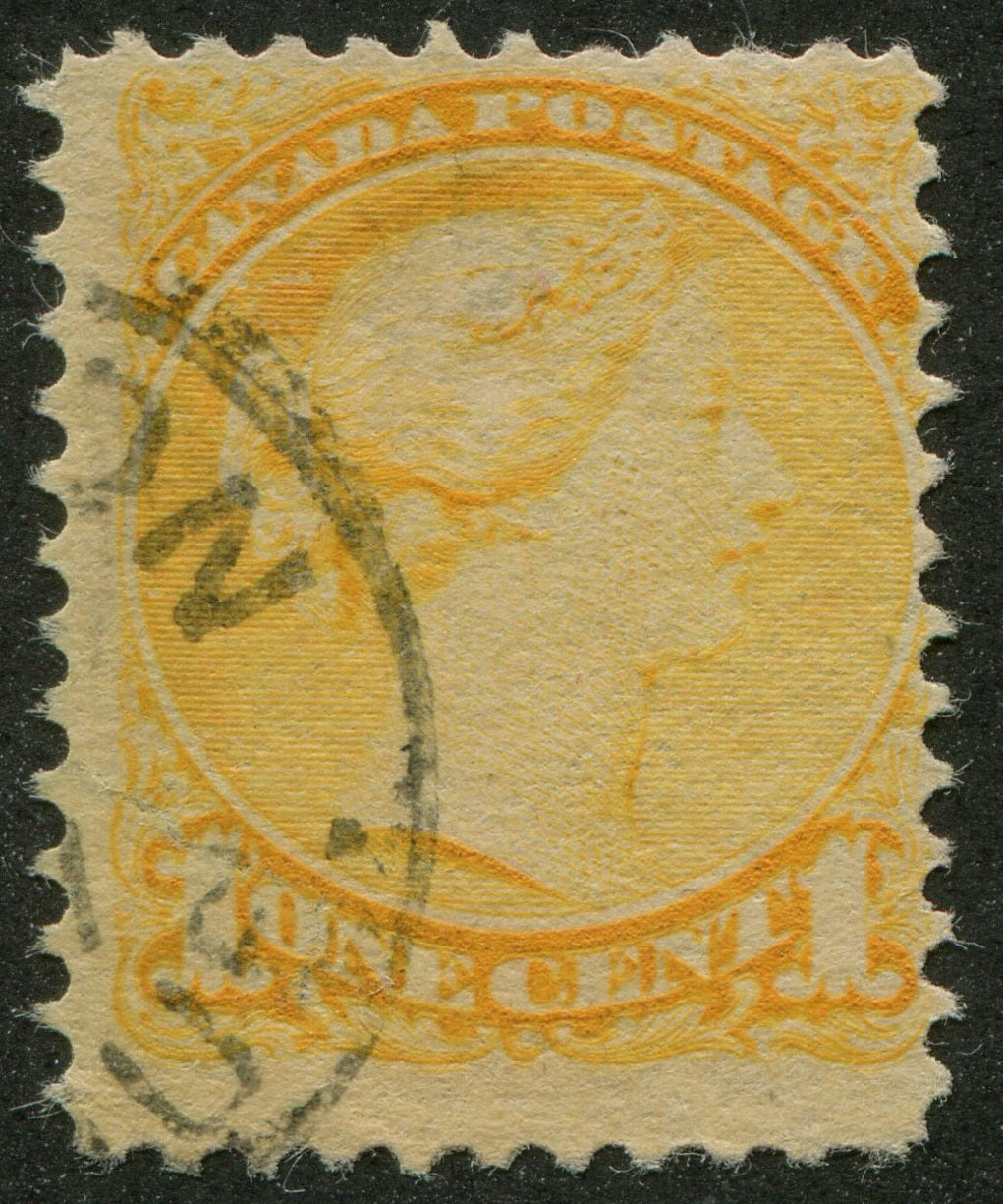 0035CA2308 - Canada #35viii - Used &#39;Strand of Hair&#39; Variety