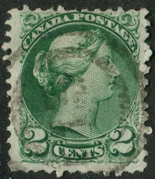 0036CA2604 - Canada #36 - 2-Ring Numeral Cancel '13'