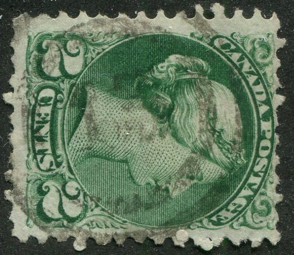 0036CA2604 - Canada #36 - 2-Ring Numeral Cancel '13'