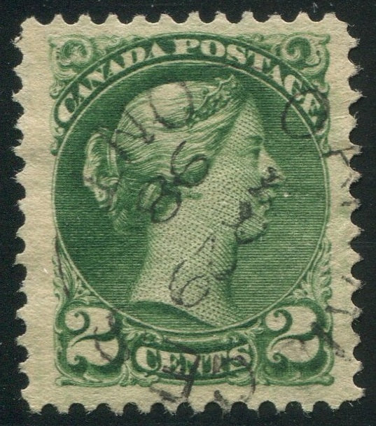0036CA2606 - Canada #36x - Used Vertical Stitch Watermark