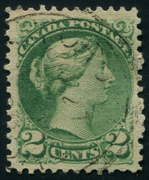 0036CA2608 - Canada #36x - Used Vertical Stitch Watermark