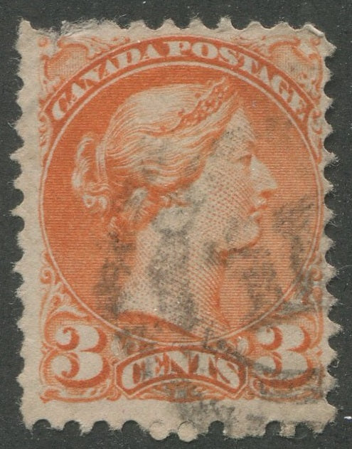 0037CA2311 - Canada #37, 2-Ring Numeral Cancel &#39;11&#39;