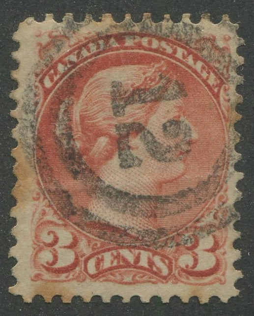 0037CA2311 - Canada #37, 2-Ring Numeral Cancel &#39;12&#39;