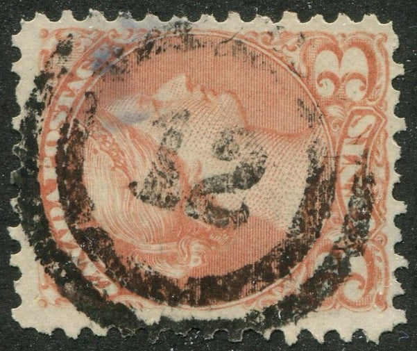 0037CA2604 - Canada #37 - 2-Ring Numeral Cancel '12'