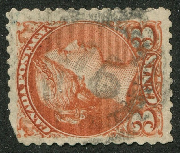 0037CA2404 - Canada #37 - 2-Ring Numeral Cancel &#39;15&#39;