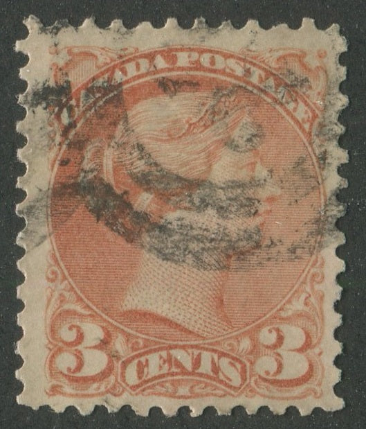 0037CA2311 - Canada #37, 2-Ring Numeral Cancel &#39;22&#39;