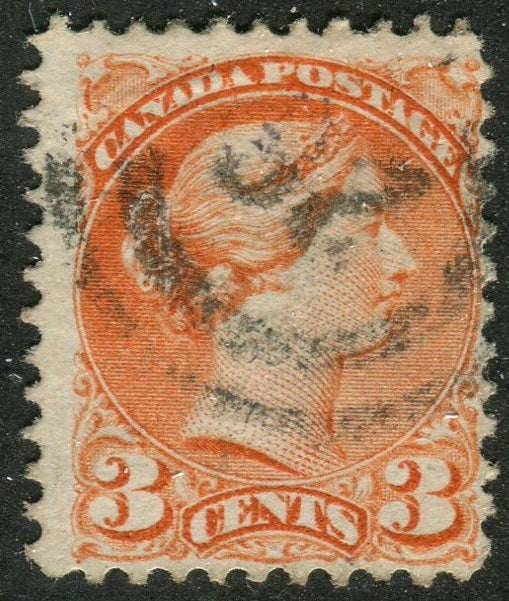 0037CA2604 - Canada #37 - 2-Ring Numeral Cancel '26'