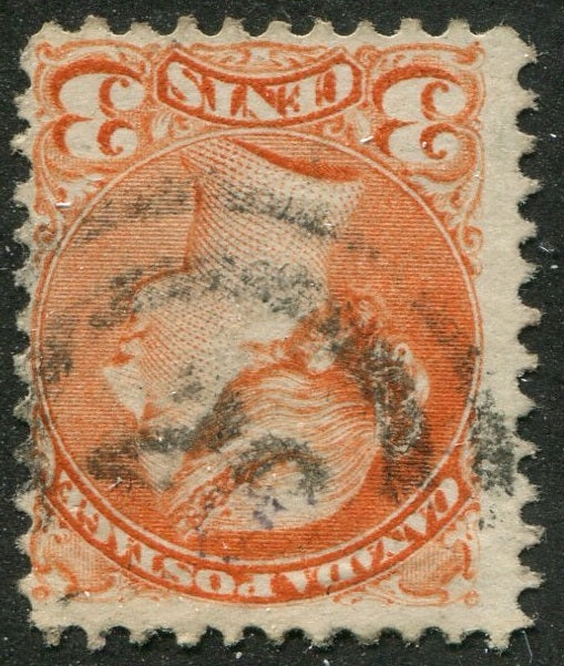 0037CA2604 - Canada #37 - 2-Ring Numeral Cancel '26'