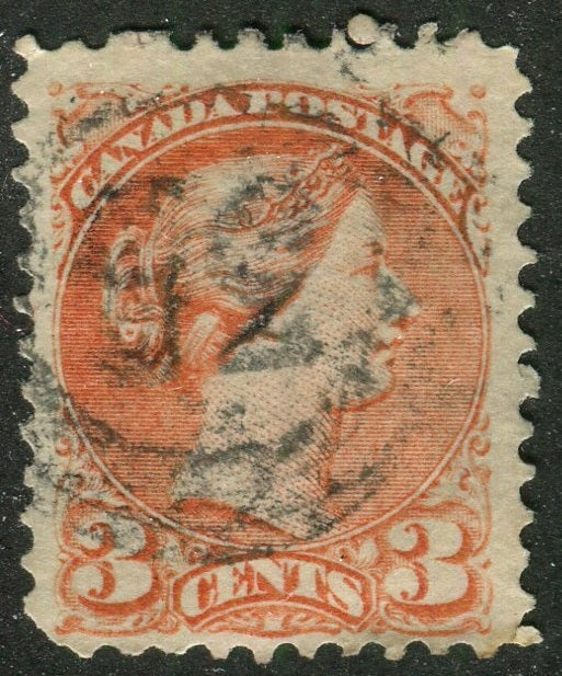 0037CA2604 - Canada #37 - 2-Ring Numeral Cancel '35'