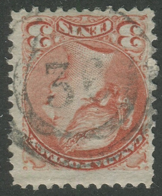 0037CA2311 - Canada #37, 2-Ring Numeral Cancel &#39;36&#39;