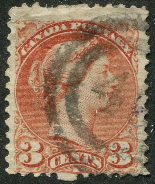 0037CA2604 - Canada #37 - 2-Ring Numeral Cancel '46'
