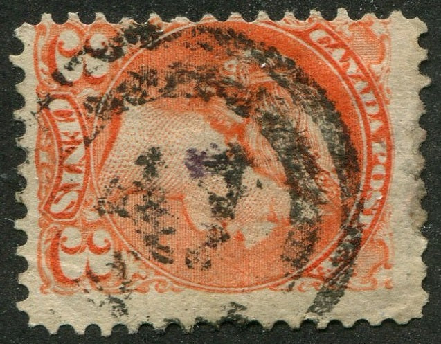 0037CA2604 - Canada #37 - 2-Ring Numeral Cancel '47'