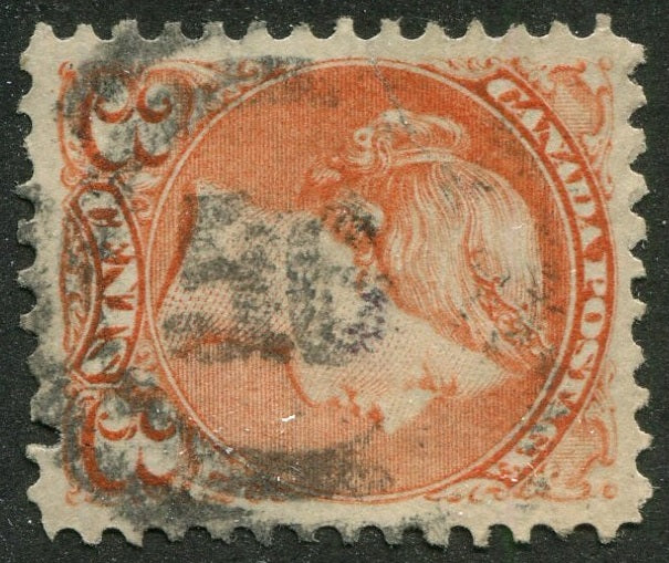 0037CA2604 - Canada #37 - 2-Ring Numeral Cancel '56'