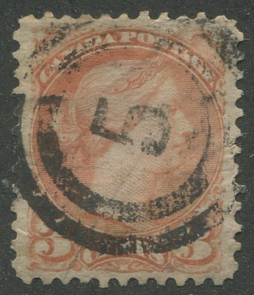 0037CA2311 - Canada #37, 2-Ring Numeral Cancel &#39;5&#39;