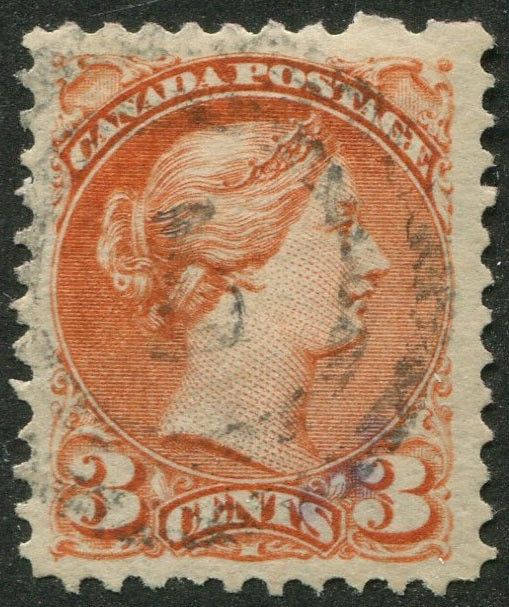 0037CA2604 - Canada #37 - 2-Ring Numeral Cancel '5'