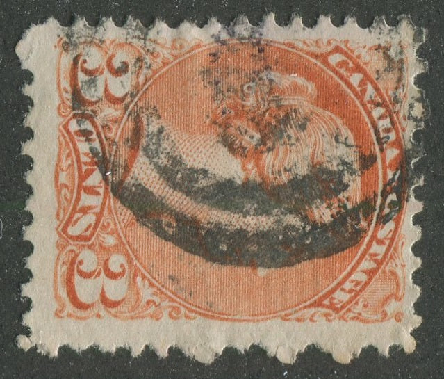 0037CA2311 - Canada #37, 2-Ring Numeral Cancel &#39;8&#39;