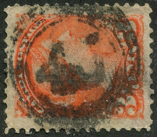 0037CA2604 - Canada #37 - 4-Ring Numeral Cancel '45'
