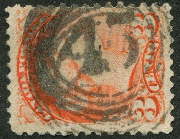 0037CA2604 - Canada #37 - 4-Ring Numeral Cancel '45'