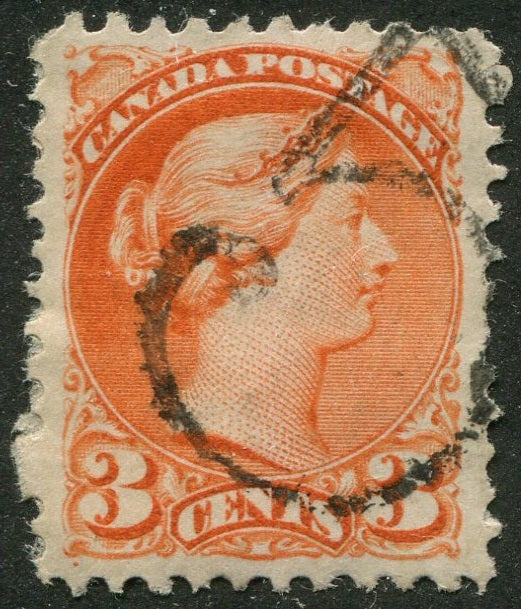 0037CA2510 - Canada #37, Fancy '5' Cancel