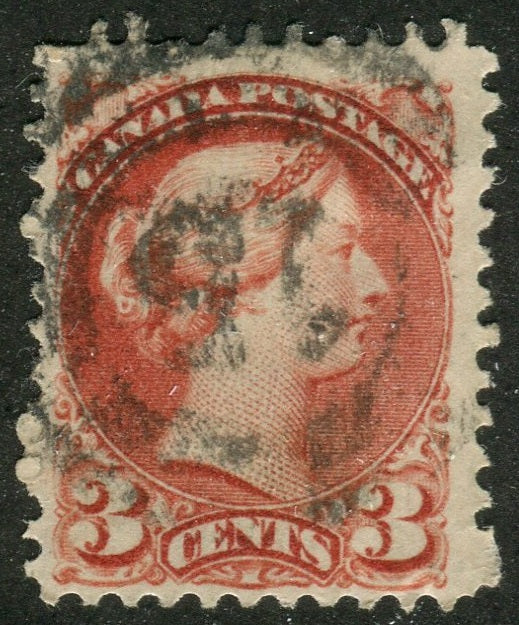 0037CA2511 - Canada #37a, 2-Ring Numeral Cancel '15'