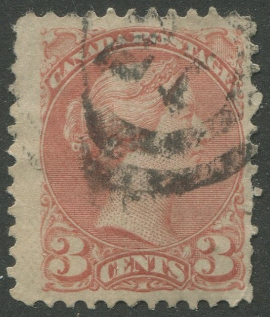 0037CA2305 - Canada #37b, 2-Ring Numeral Cancel &#39;21&#39;