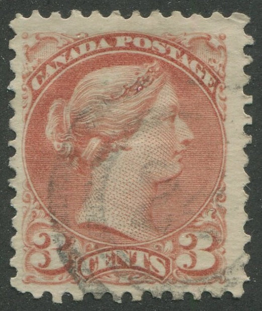 0037CA2403 - Canada #37b, 2-Ring Numeral Cancel &#39;24&#39;