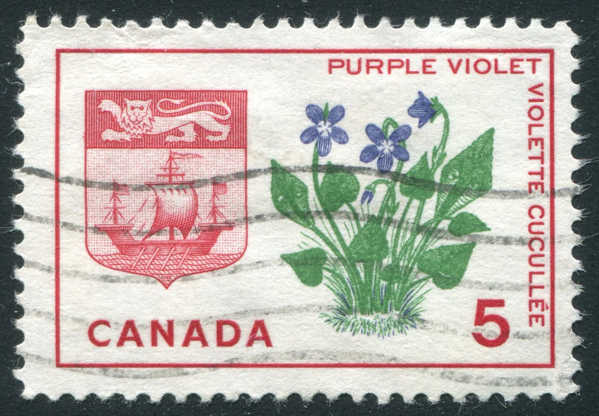 0421CA2501 - Canada #421ii - Used, Double Print Variety