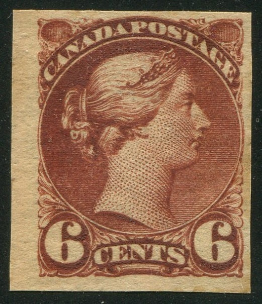 0043CA2510 - Canada #43b Imperf Single, w/Certificate