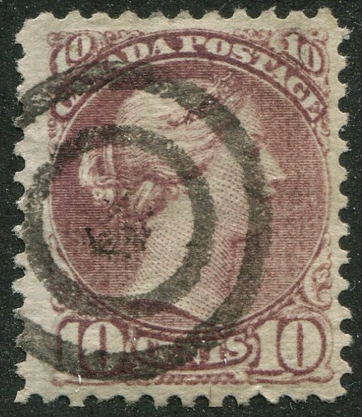 0045CA2510 - Canada #45a, Ribbed Paper