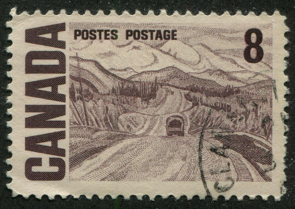 0461CA2306 - Canada #461iii - Used, &#39;Plastic Flow&#39; Variety