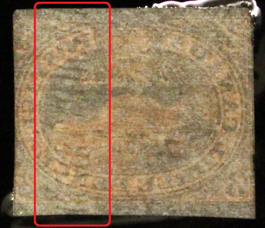 0004CA2512 - Canada #4d,x - Used Stitch Watermark