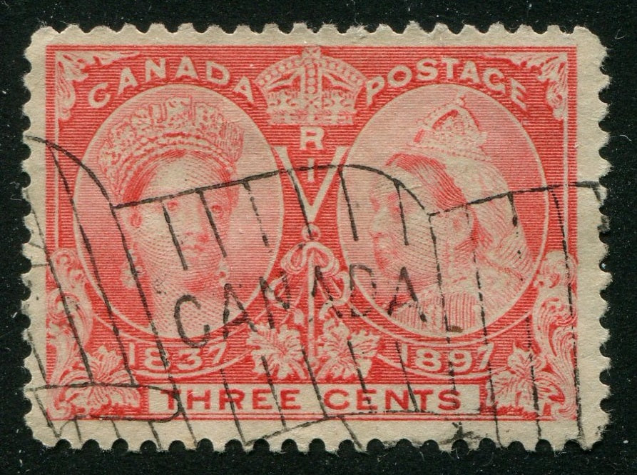 0053CA2409 - Canada #53 - Used Unlisted Stitch Watermark