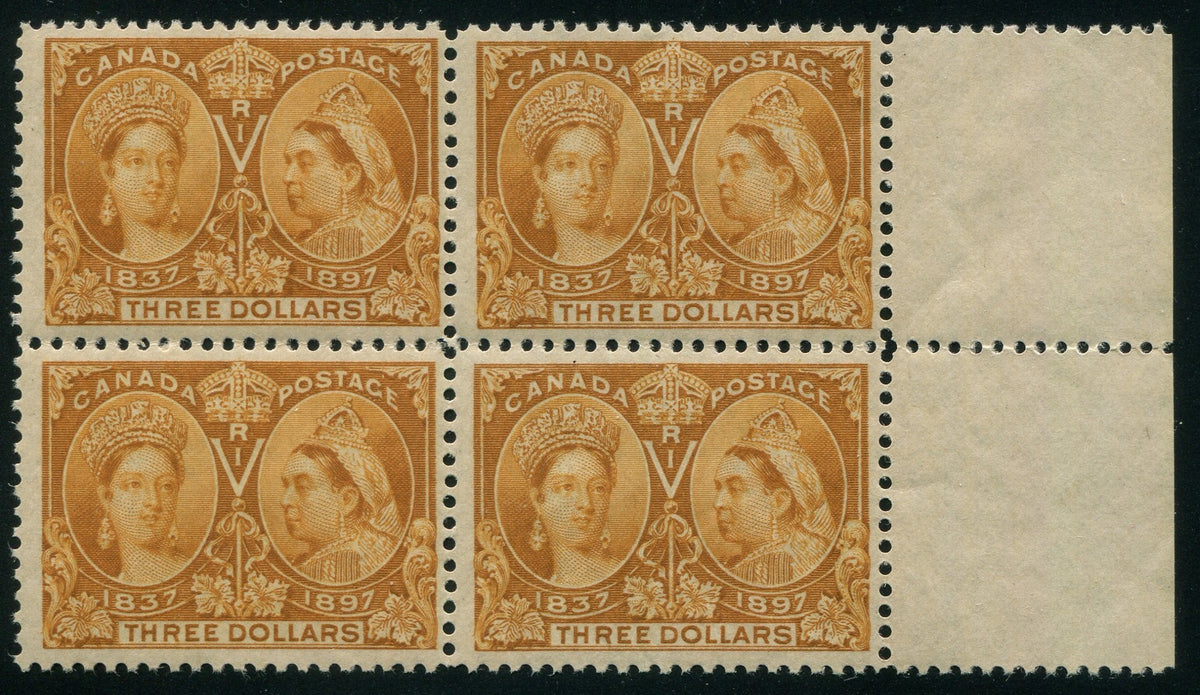 0063CA2407 - Canada #63 - Right Margin Block of 4