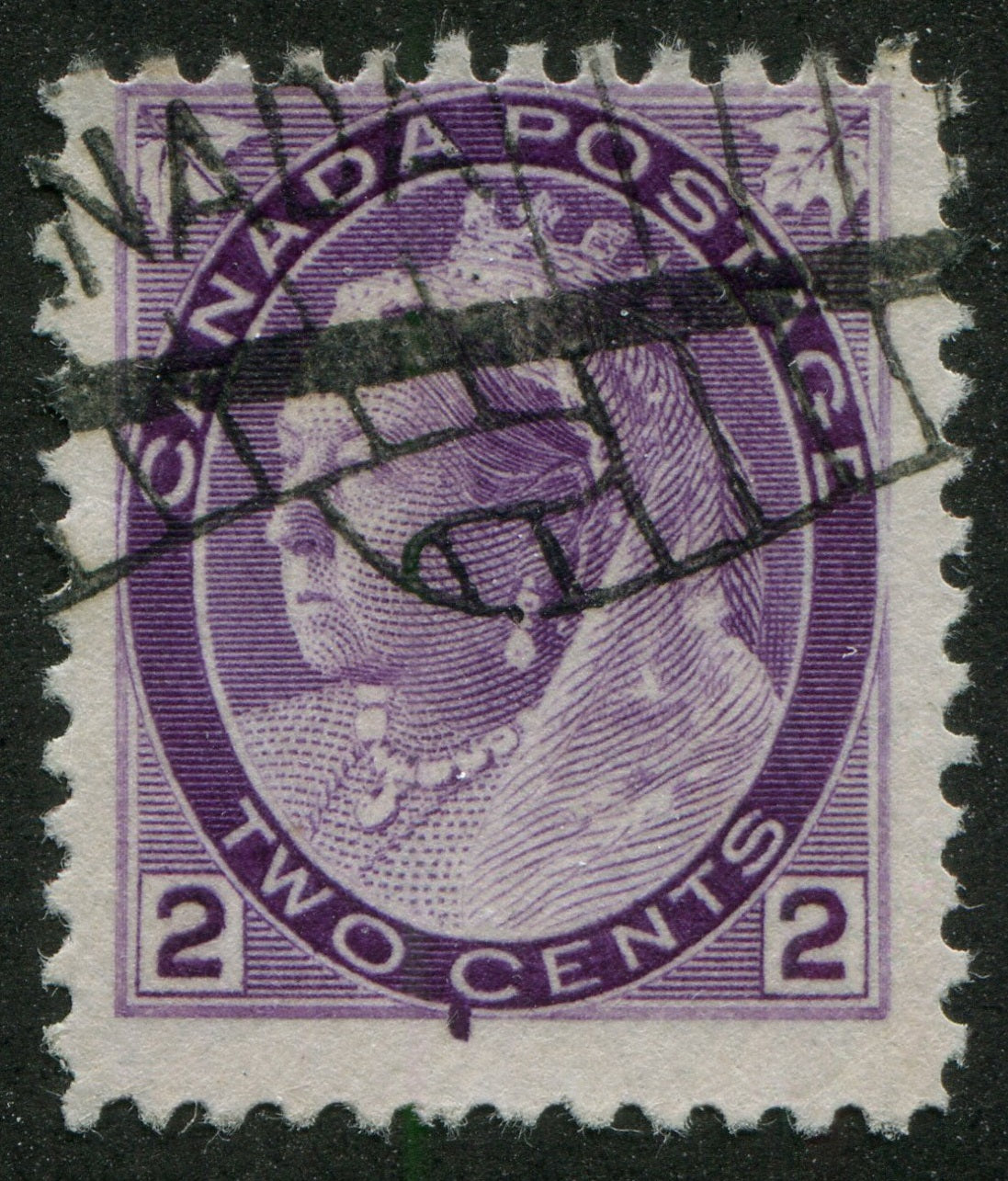 0076CA2306 - Canada #76iv - Used &#39;C-Flaw&#39;