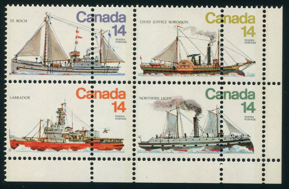 0779CA2609 - Canada #779a - Mint Se-Tenant Block of 4 Perf Error