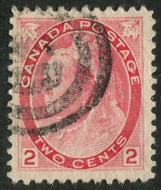 0077CA2601 - Canada #77, 2-Ring Numeral Cancel '30'