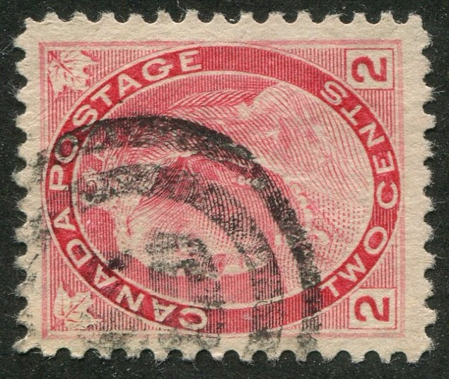 0077CA2601 - Canada #77, 2-Ring Numeral Cancel '30'