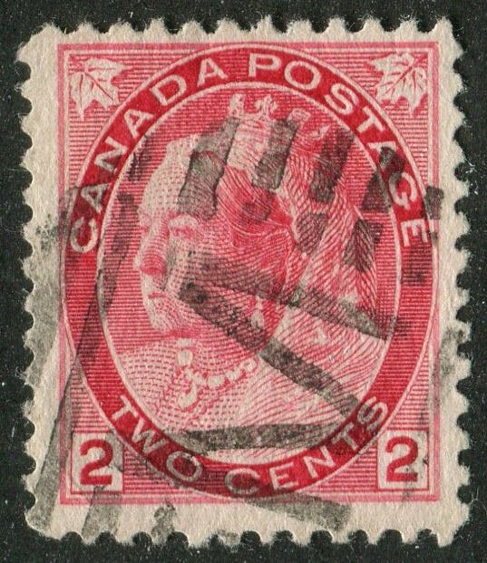 0077CA2604 - Canada #77, Fancy 'M' Cancel