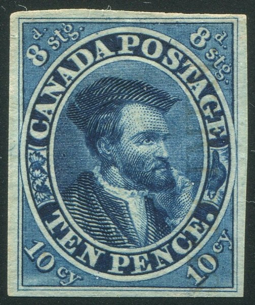 0007CA2506 - Canada #7P - Plate Proof, w/Certificate