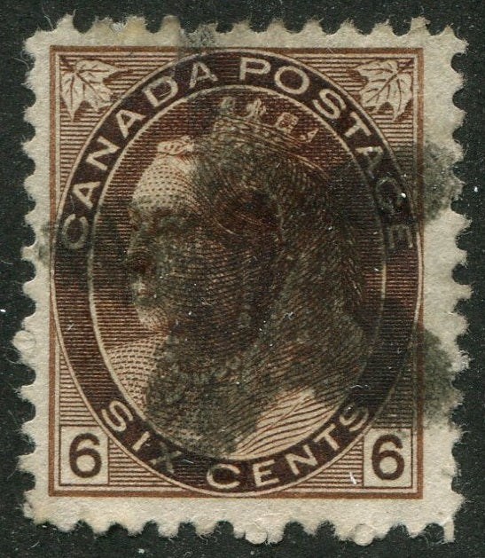 0080CA2509 - Canada #80, Fancy Star Cancel