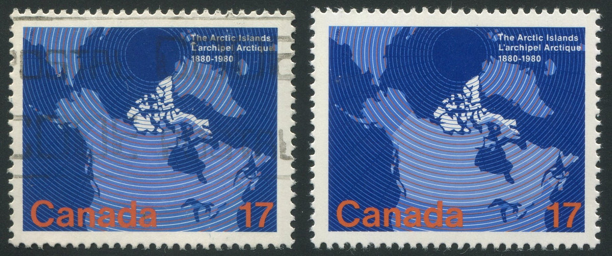 0847CA2308 - Canada #847i - Used &#39;Dark Blue Canada&#39; Variety