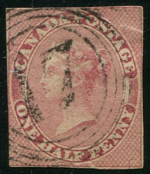0008CA2511 - Canada #8 - 4-Ring Numeral Cancel '17'