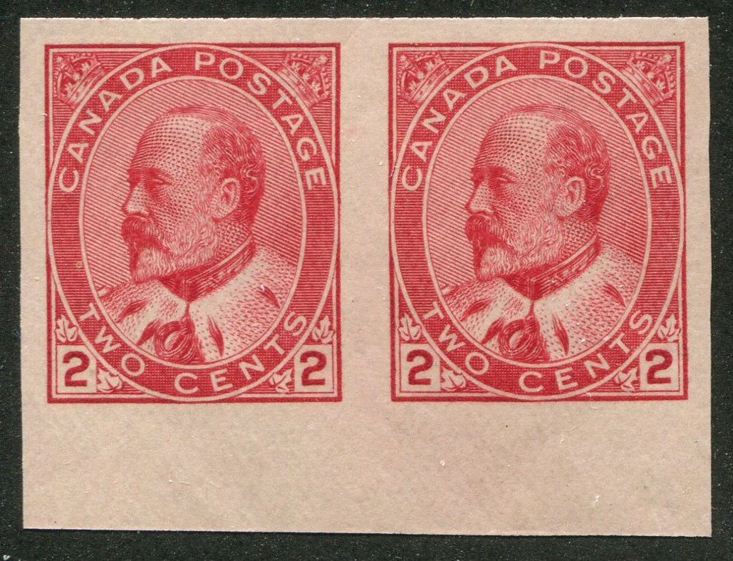 0090CA2511 - Canada #90A Imperf Pair