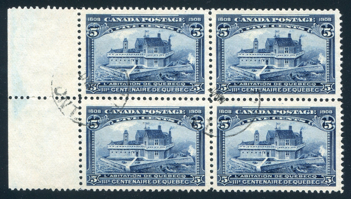 0099CA2510 - Canada #99 Left Sheet Margin Block of 4