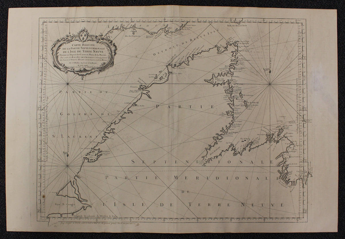 0000NF2509 - 1764 &amp; 1767 Newfoundland Maps